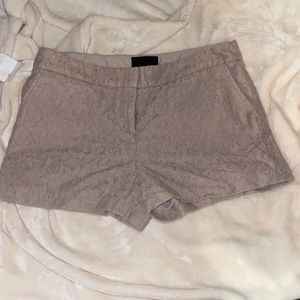 Cynthia rowley tan lace shorts size 6 Womens